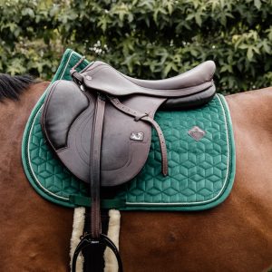 En Cadence • Sellerie  Equipement cheval, cavalier & chien. - Flags & Cup  - Sangle anatomique Comfort - Marron