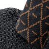 Bonnet infi knit noir All over marron Tacante Sellerie En Cadence Montfort l'Amaury cheval