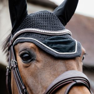 Kentucky Horsewear Bonnet Basic Velvet Noir En Cadence