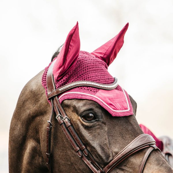 Kentucky Horsewear Bonnet Velvet Fuschia En Cadence