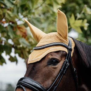 Kentucky Horsewear Bonnet Velvet Moutarde En Cadence