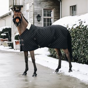 Stable Rug Couverture Ecurie 400g Noir Kentucky Horsewear En Cadence
