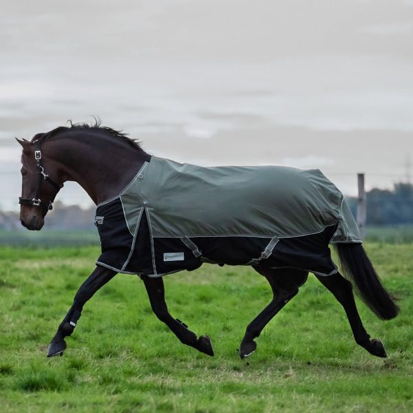 Sellerie En Cadence Montfort l'Amaury Waldhausen Couverture extérieur Comfort Vert kaki noir cheval