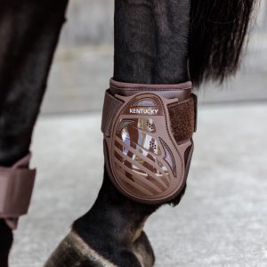 Sellerie En Cadence Montfort l'Amaury Kentucky Horsewear protèges boulets bamboo shield elastic marron