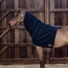 écharpe polaire heavy fleece bleu marine Sellerie En Cadence Montfort l'Amaury Kentucky Horsewear couvre cou horse scarf cheval