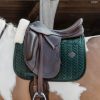 tapis skin friendly velvet dressage vert sapinKentucky Horsewear Sellerie En Cadence Montfort l'Amaury cheval