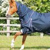buster classic 70g bleu Sellerie En Cadence Montfort l'Amaury Premier Equine Neck cover couvre-cou cheval hiver couverture d'extérieur
