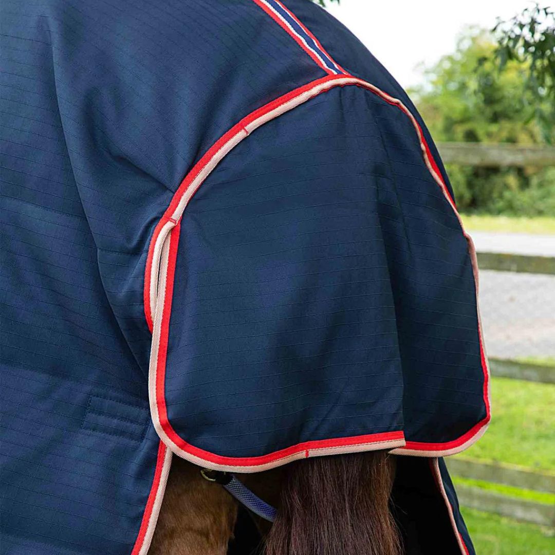 buster cou 100g bleu marine Sellerie En Cadence Montfort l'Amaury Premier Equine couverture écurie cheval hiver