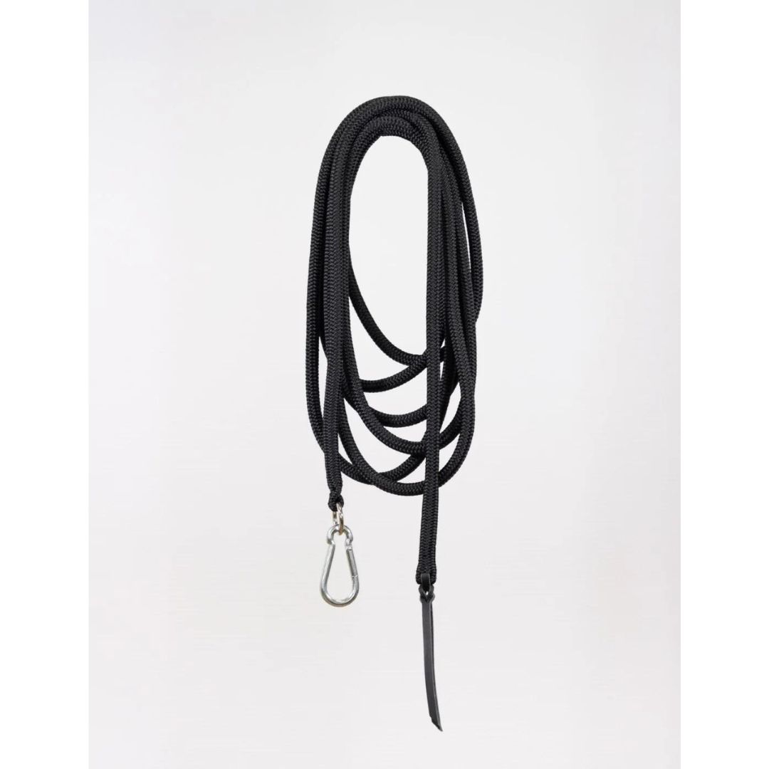 longe gris 3m70 5m50 7m horse and ropes Sellerie En Cadence Montfort l'Amaury made in france corde polyester recyclé