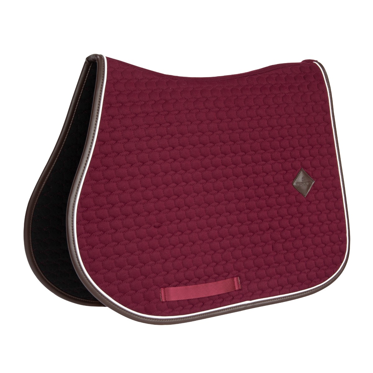 tapis classic leather Jumping Bordeaux Kentucky Horsewear Sellerie En Cadence Montfort l'Amaury textile cheval saddle pad