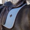 Tapis Classic Leather dusty blue Dressage Kentucky Horsewear Sellerie En Cadence Montfort l'Amaury